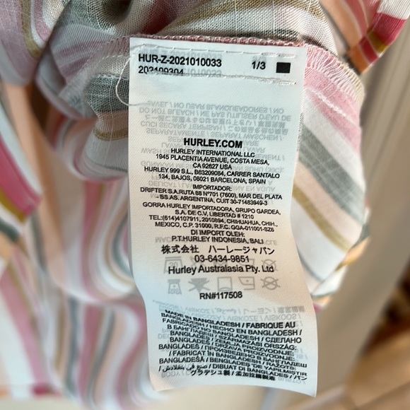 Hurley wrap dress. NWT - Picture 8 of 10